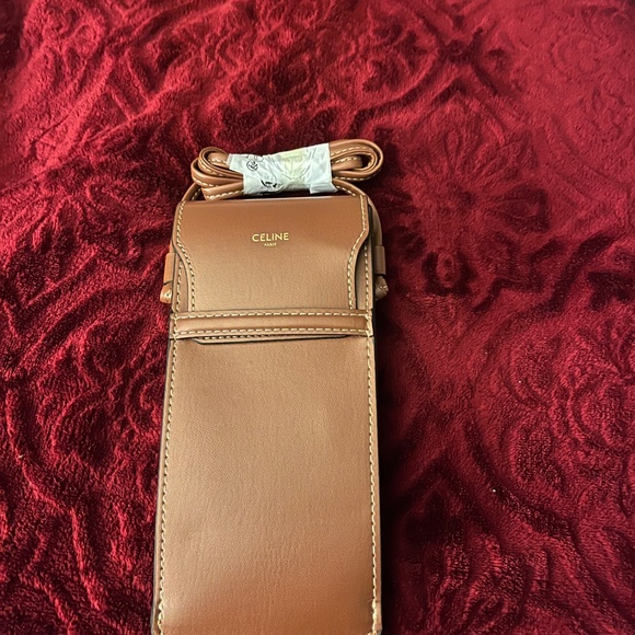 Celine leather phone case / sunglasses bag - Picture 4 of 6